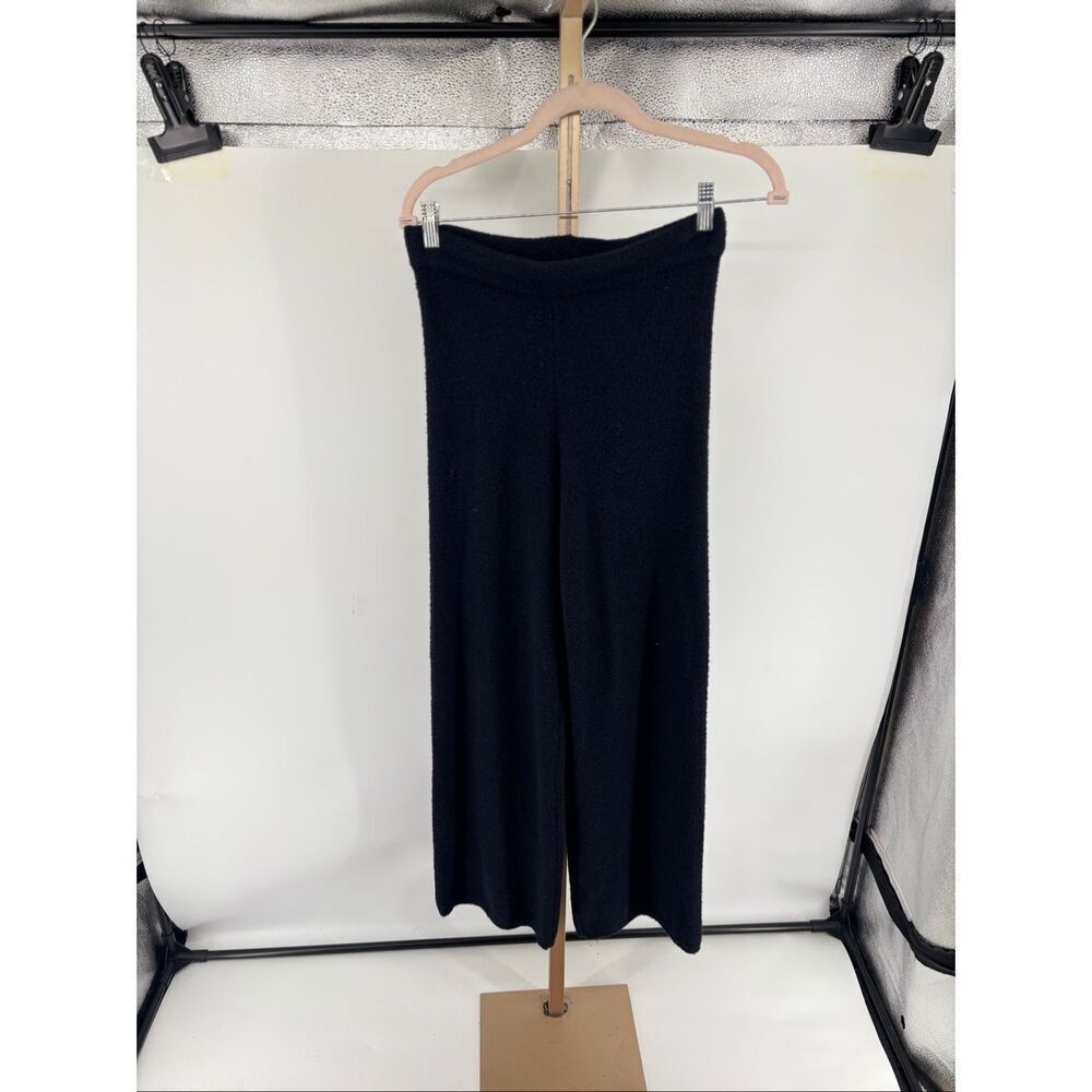 Aritzia Wilfred Free Pull On Fuzzy Knit Black Pants Size Small